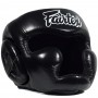 Fairtex HG13 Боксерский Шлем Тайский Бокс "Diagonal Vision Sparring" Черный